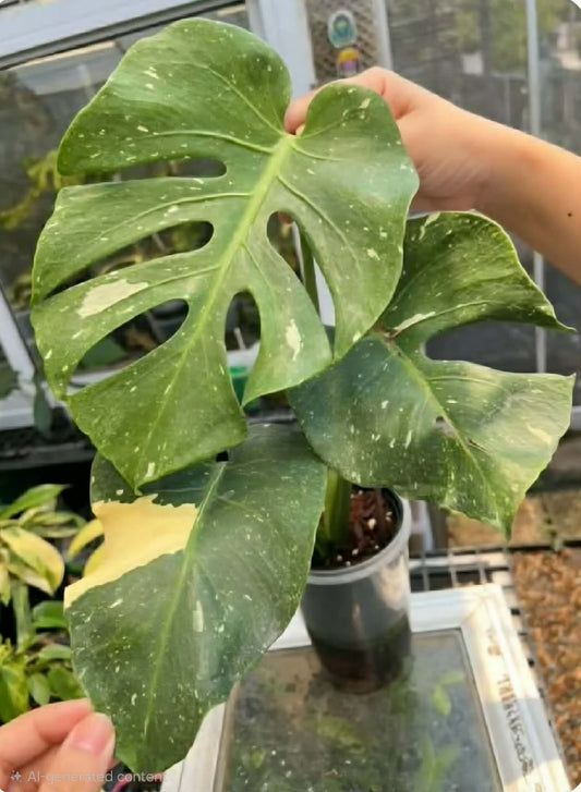 Monstera Fishbone- Reserved Chad Popour