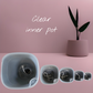 5" Black Self-Watering Pot