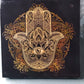 Hamsa Wooden Incense Holder Stand Ash Catcher